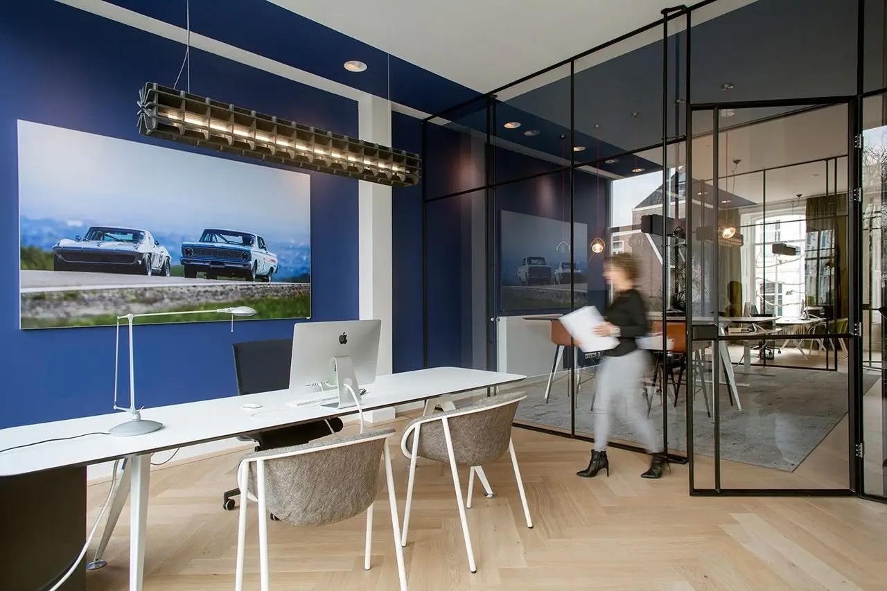 Apple werkplek bij PZD Vastgoed kantoor